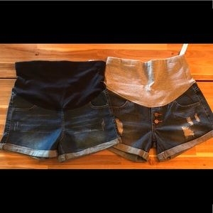Maternity Shorts Adjustable waistband (no tag)L/XL